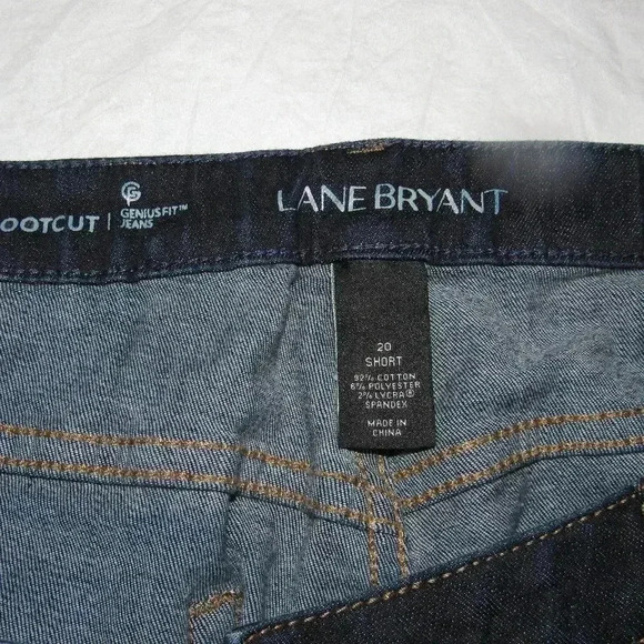 LANE BRYANT Bootcut Genius Fit Jeans Size 20 Short - Picture 5 of 5